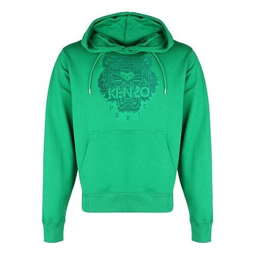 

Толстовка men's ss21 tiger head embroidered green Kenzo, зеленый