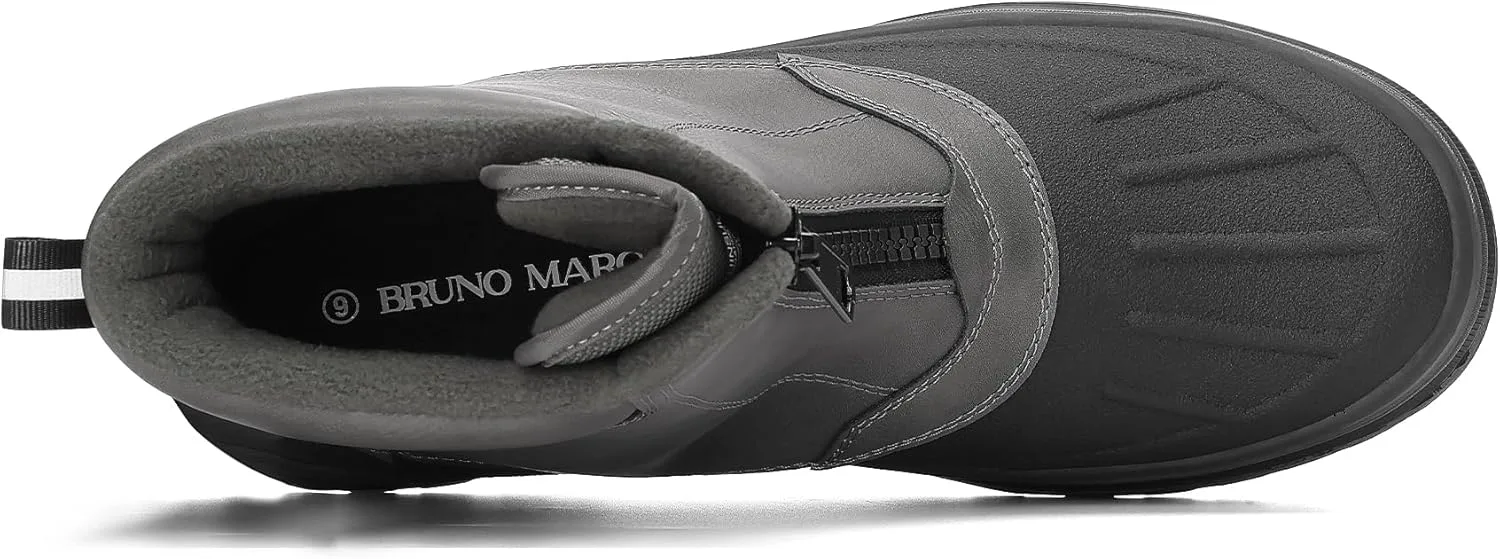 

Мужские утепленные водонепроницаемые снежные ботинки Bruno Marc, теплые зимние для улицы, походов и работы 2.0, серый