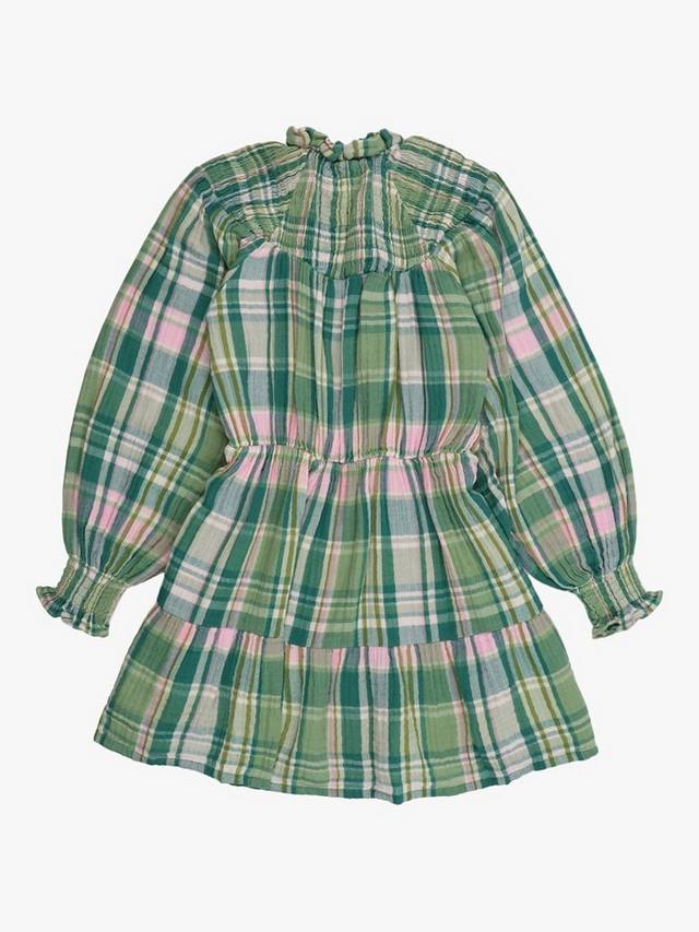 Детское платье Greenland Cotton Tartan The New Society, Garden Tartan — фото 2