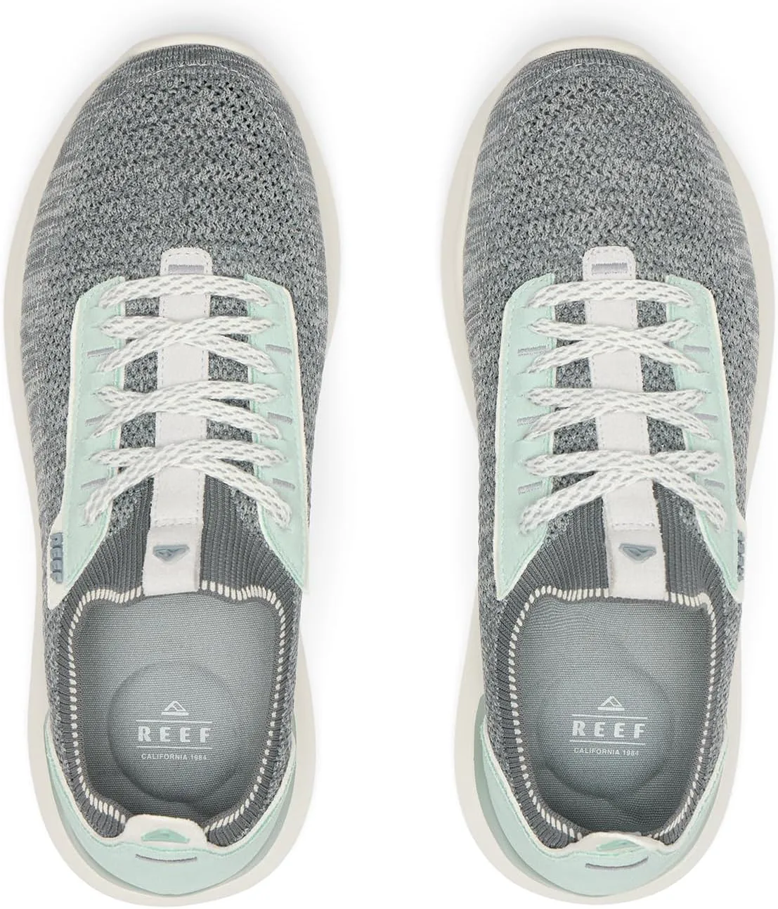 Мужская обувь REEF Swellsole Valle, легкая и дышащая, стелька с эффектом памяти, серый — фото 4