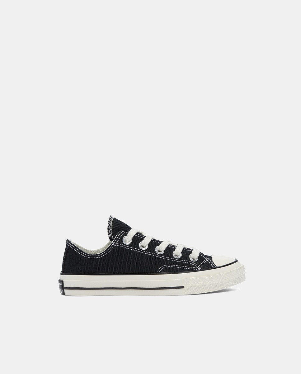 

Винтажные холщовые детские повседневные кроссовки Converse Chuck 70 с низким берцем Converse, черный