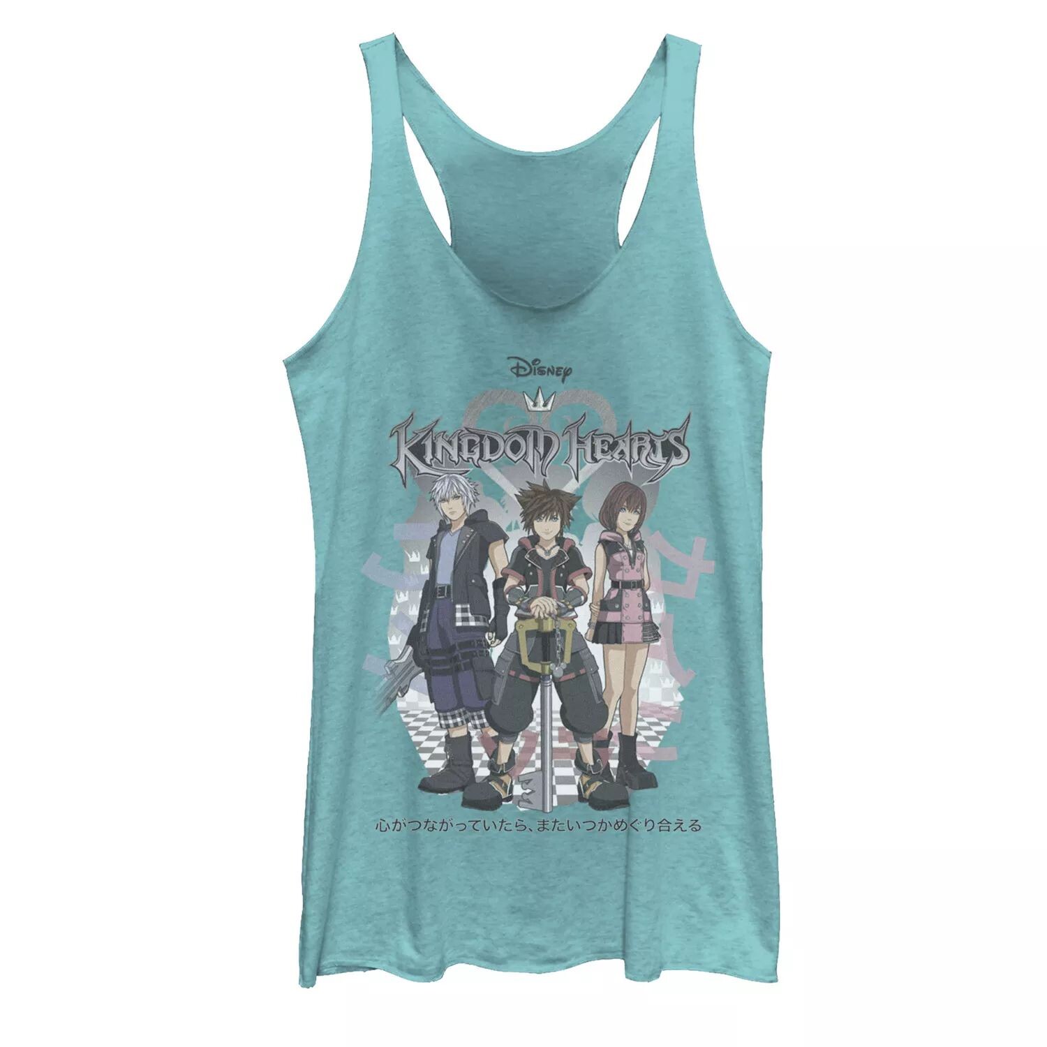 

Майка для подростков Kingdom Hearts Kanji Group Licensed Character
