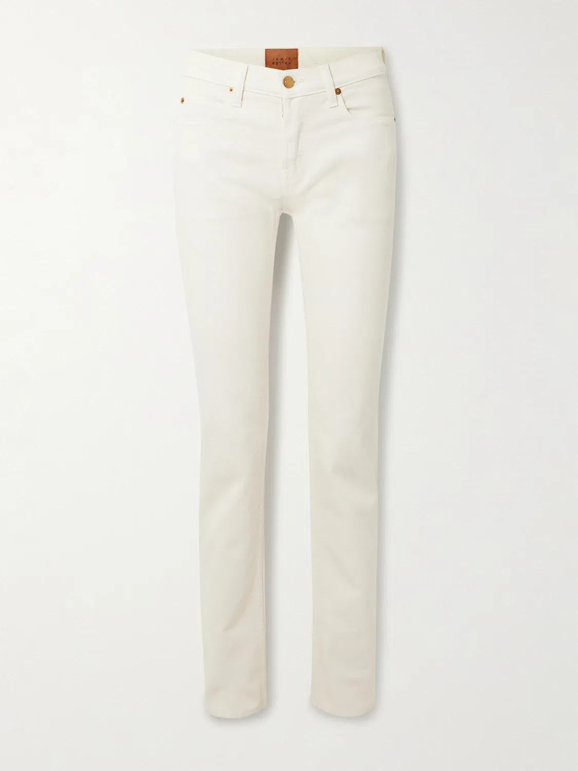 Джинсы с заниженной посадкой The Low (крой Slim Fit) JAMIE HALLER, белый