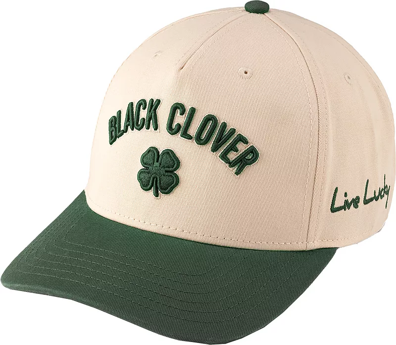 

Мужская кепка для гольфа Black Clover Timeless 3, кремовый/зеленый