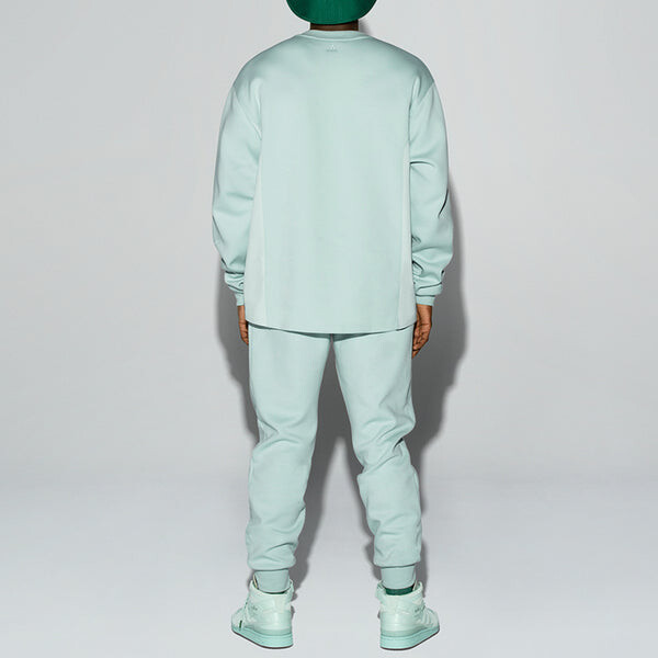 Толстовка adidas originals x IVY PARK Crossover Alphabet Embroidered Solid Color Sports Couple Style Mint Green, зеленый — фото 4