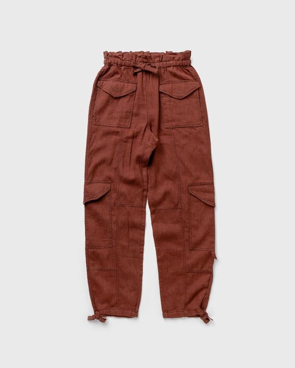 

Брюки Ganni Hemp Pants, цвет root beer