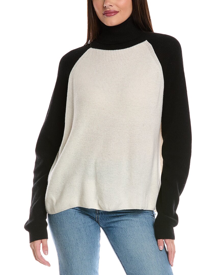 

Броди Кэшмир Сьюзи Цветной блок кашемировый свитер Brodie Cashmere, черный