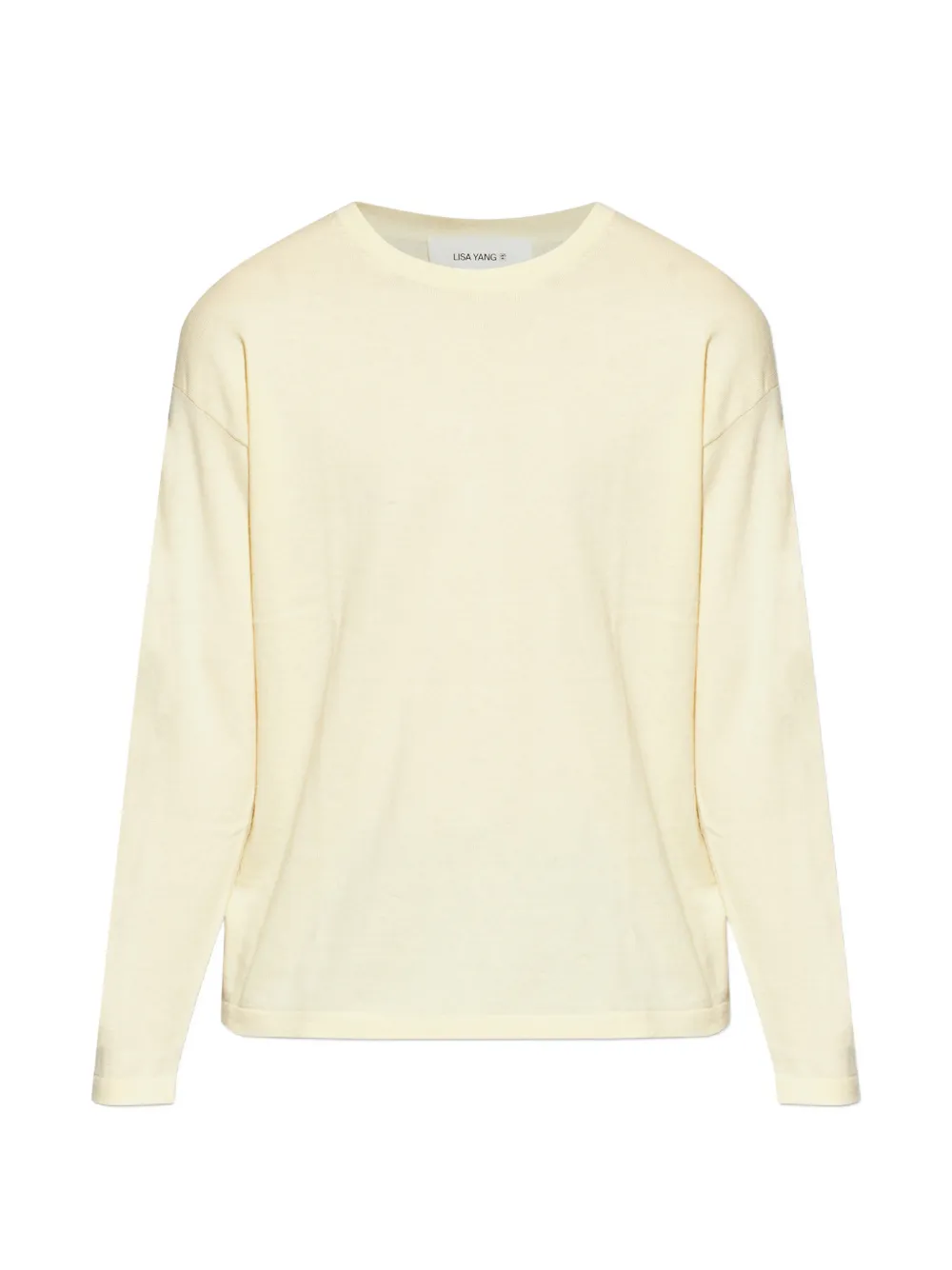 

Джемпер с длинными рукавами и круглым вырезом Lisa Yang, бежевый