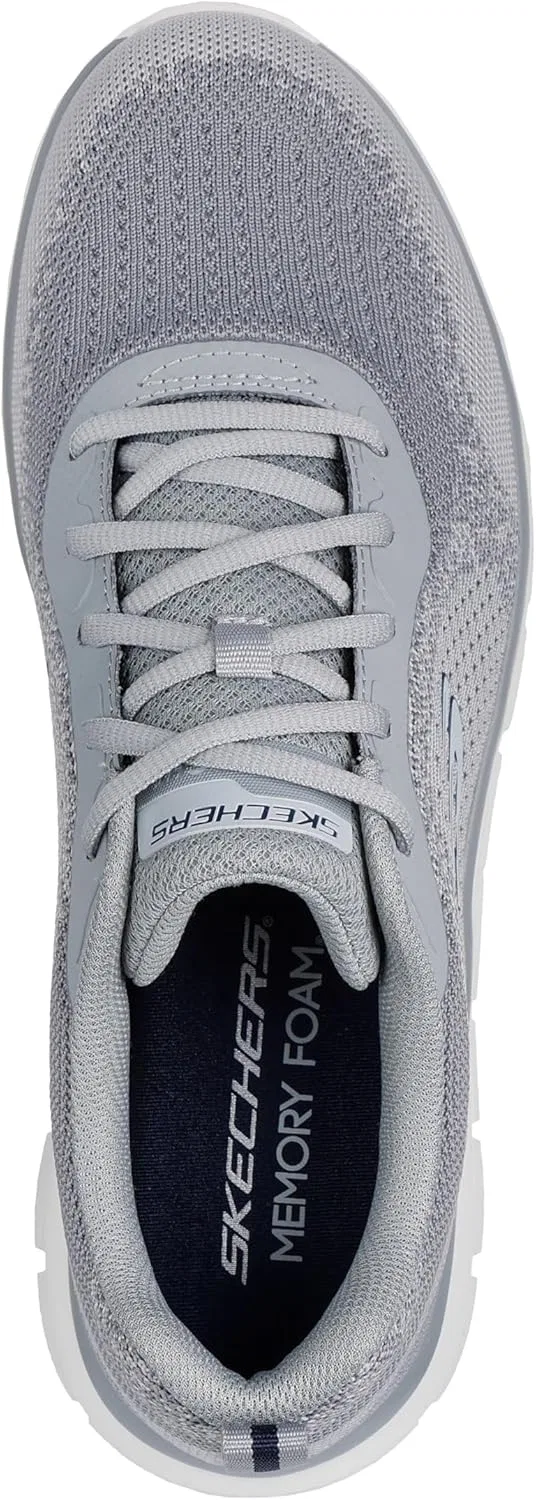 Мужские кроссовки Skechers Track Glendor, Gray Knit Pu — фото 3
