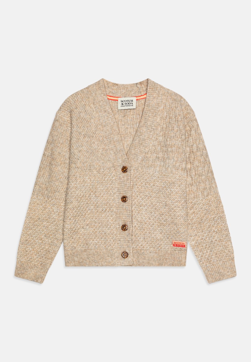 

Кардиган BLOCKED Scotch & Soda, цвет Mottled Light Brown