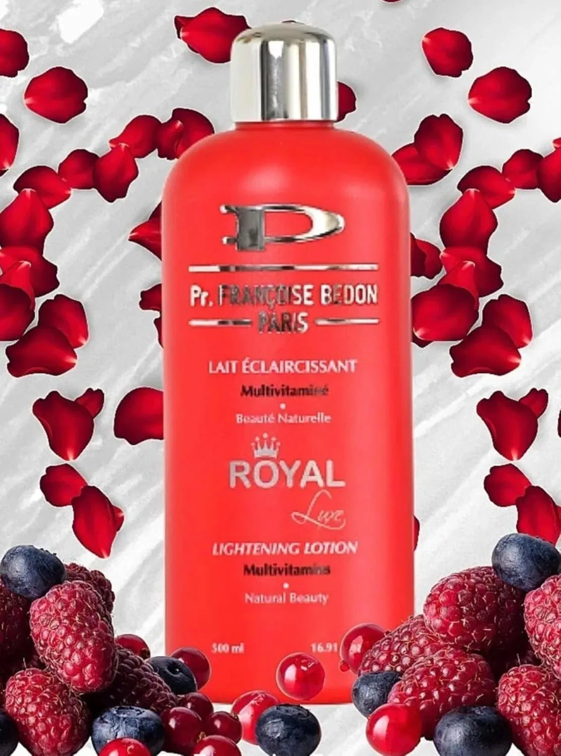 Осветляющий лосьон для тела Pr. Francoise Bedon Royal Lightening Lotion Multivitamins, 500 мл Pr. Françoise Bedon — фото 4