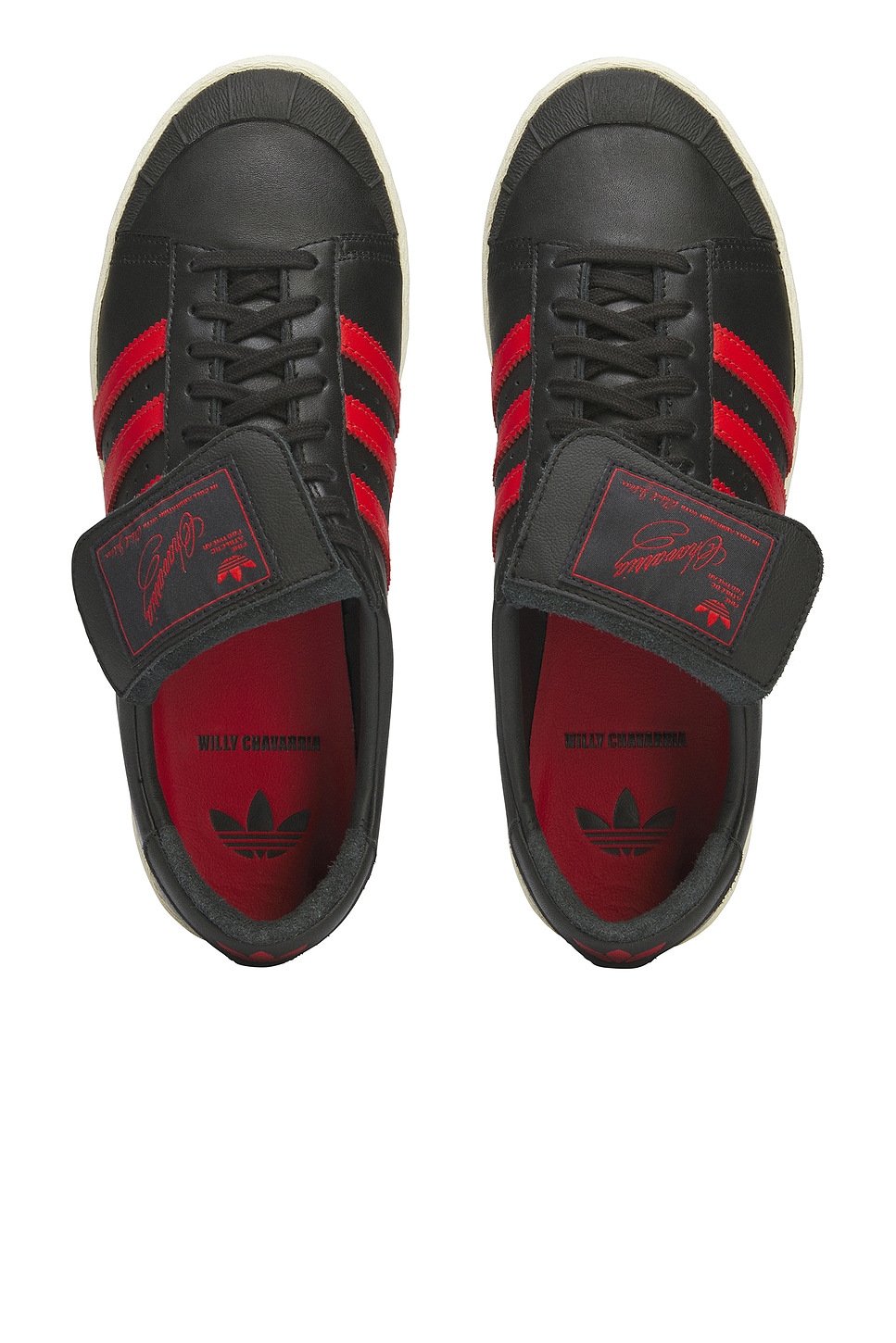 Кроссовки Willy Chavarria Jabbar Low Adidas Originals, Black & Red — фото 3