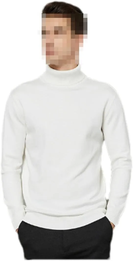 

Мужской вязаный водолазный свитер с длинным рукавом Vsadsau