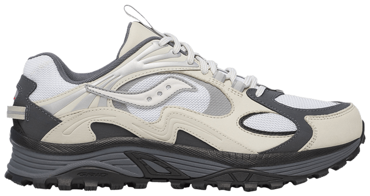

Кроссовки Saucony Grid Aura X 'Grey Pack - White Silver', серый