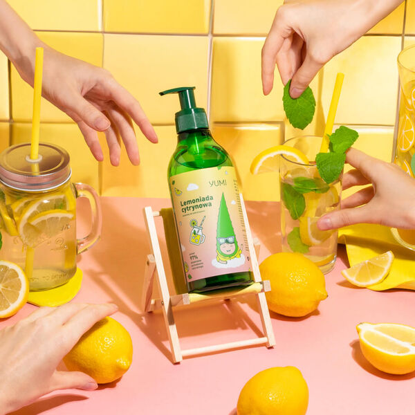 Гель для душа Алоэ с ароматом лимонада, 400 мл Yumi Lemoniada cytrynowa — фото 2