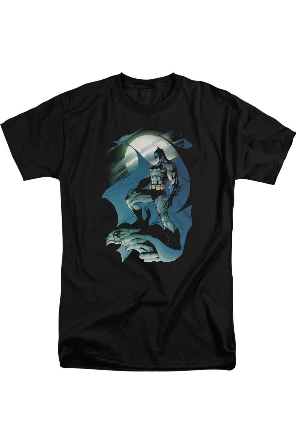 

Футболка с коротким рукавом Batman Glow Of The Moon для взрослых Gildan, черный