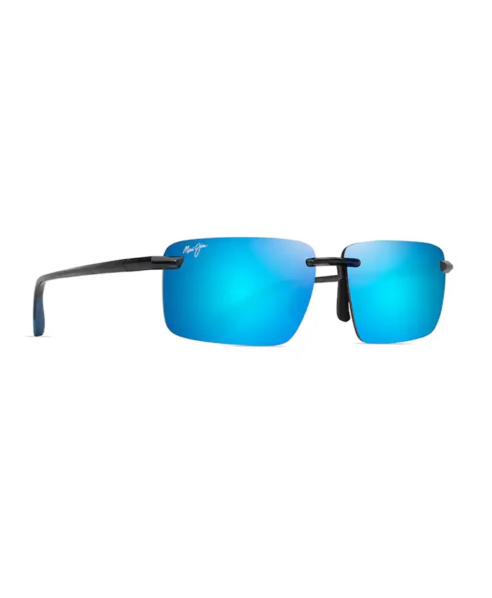

Стильные солнцезащитные очки для активного отдыха. Maui Jim, синий