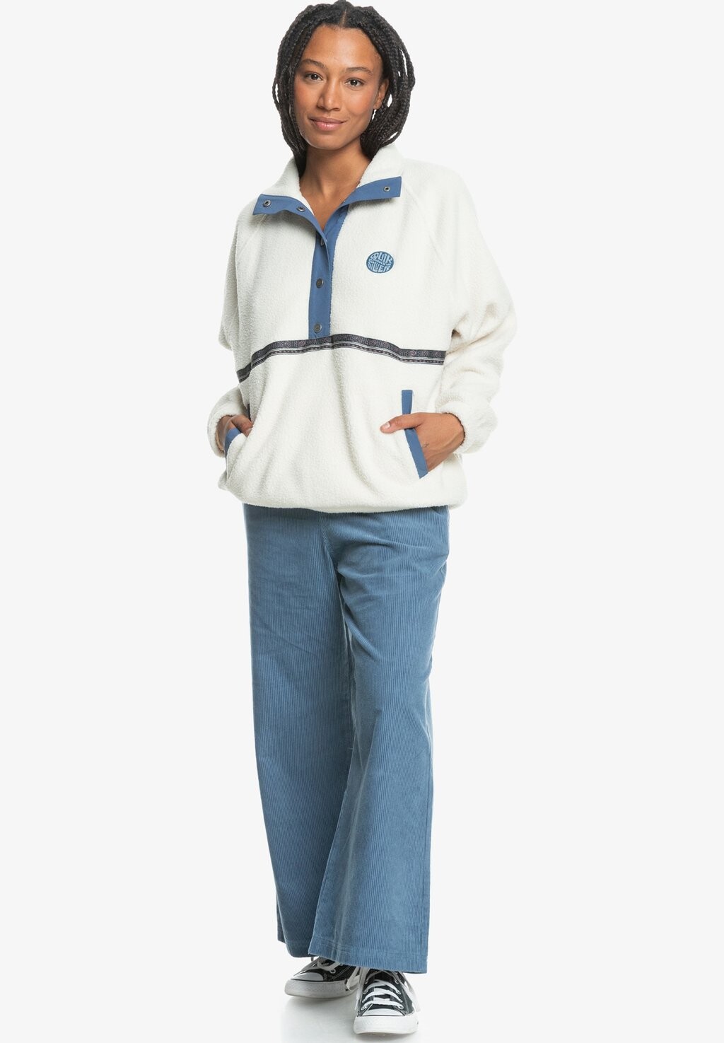 

Флисовый свитер HALF ZIP POLAR Quiksilver, кремовый