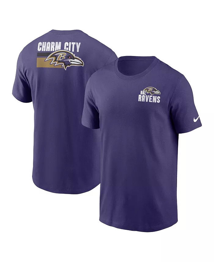 

Мужская фиолетовая футболка Baltimore Ravens Blitz Essential Nike