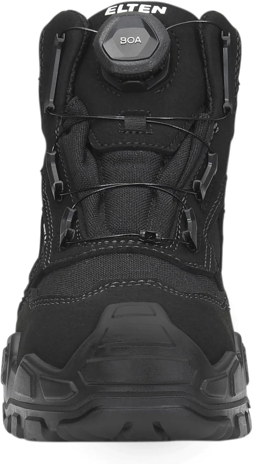 Защитные ботинки ELTEN Unisex Mike Boa Black Mid Esd S3s, черный — фото 4