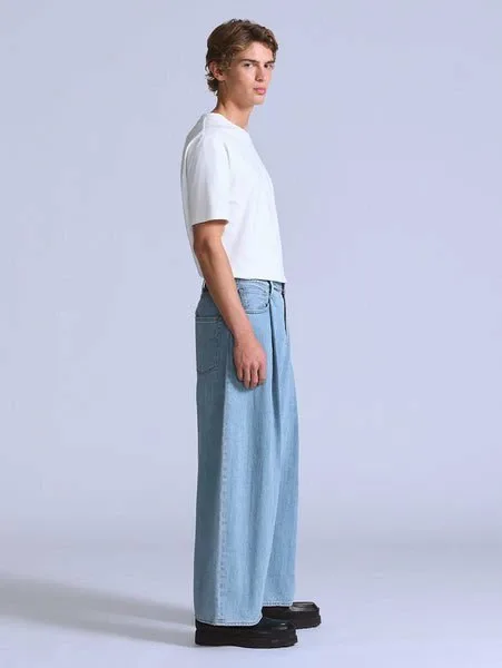 Укороченные джинсы BLUETAB с широкими складками, светло-индиговый цвет Levi's, Light Indigo - Flat Finish — фото 3