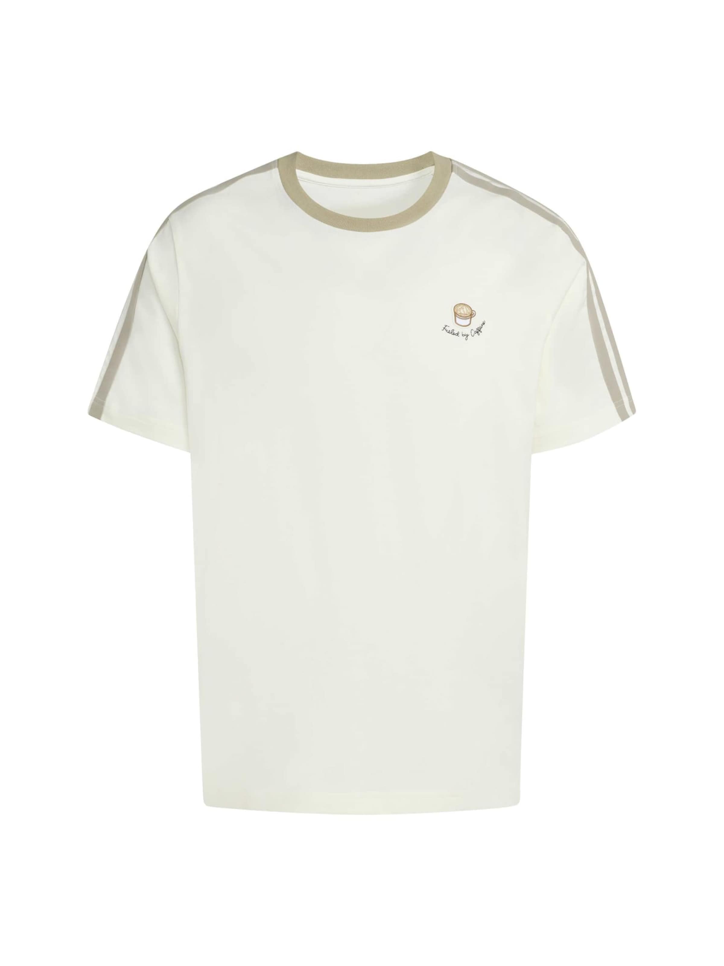 

Adidas Sportswear Футболка Performance 'LUX COFFEE CAFE CUP' белого цвета