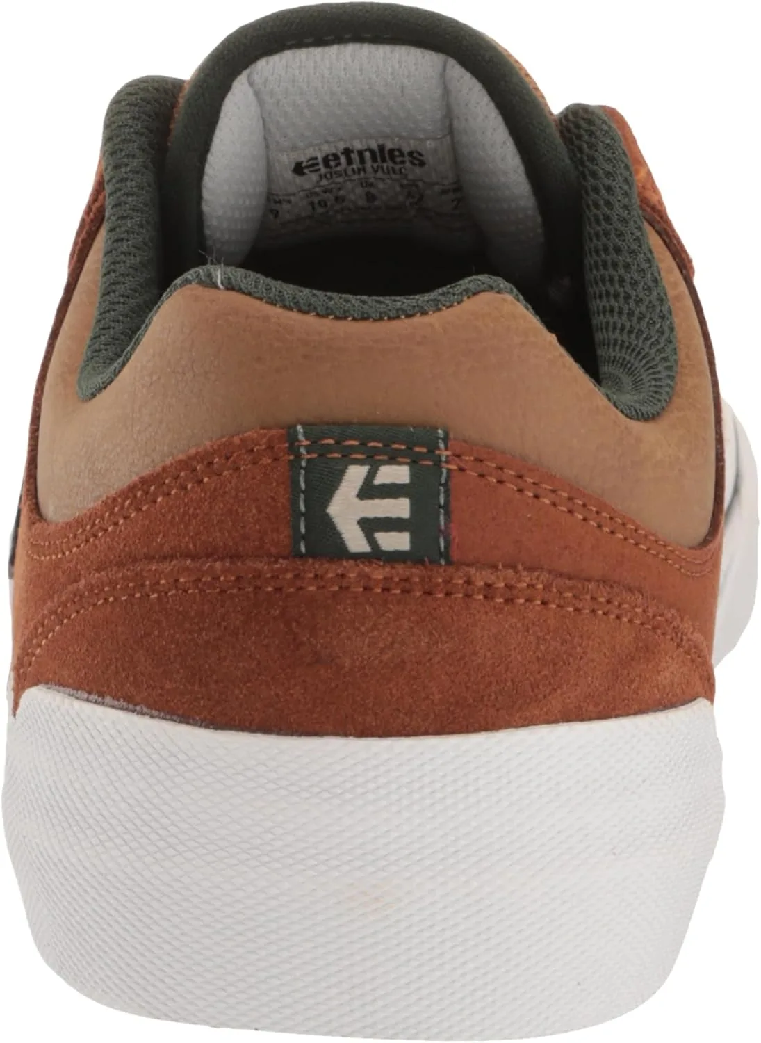 Мужские скейтбордистские кроссовки Etnies Joslin Vulc, зеленый/коричневый — фото 3