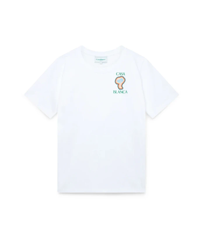 

Футболка с радужным грибом Casablanca, белый