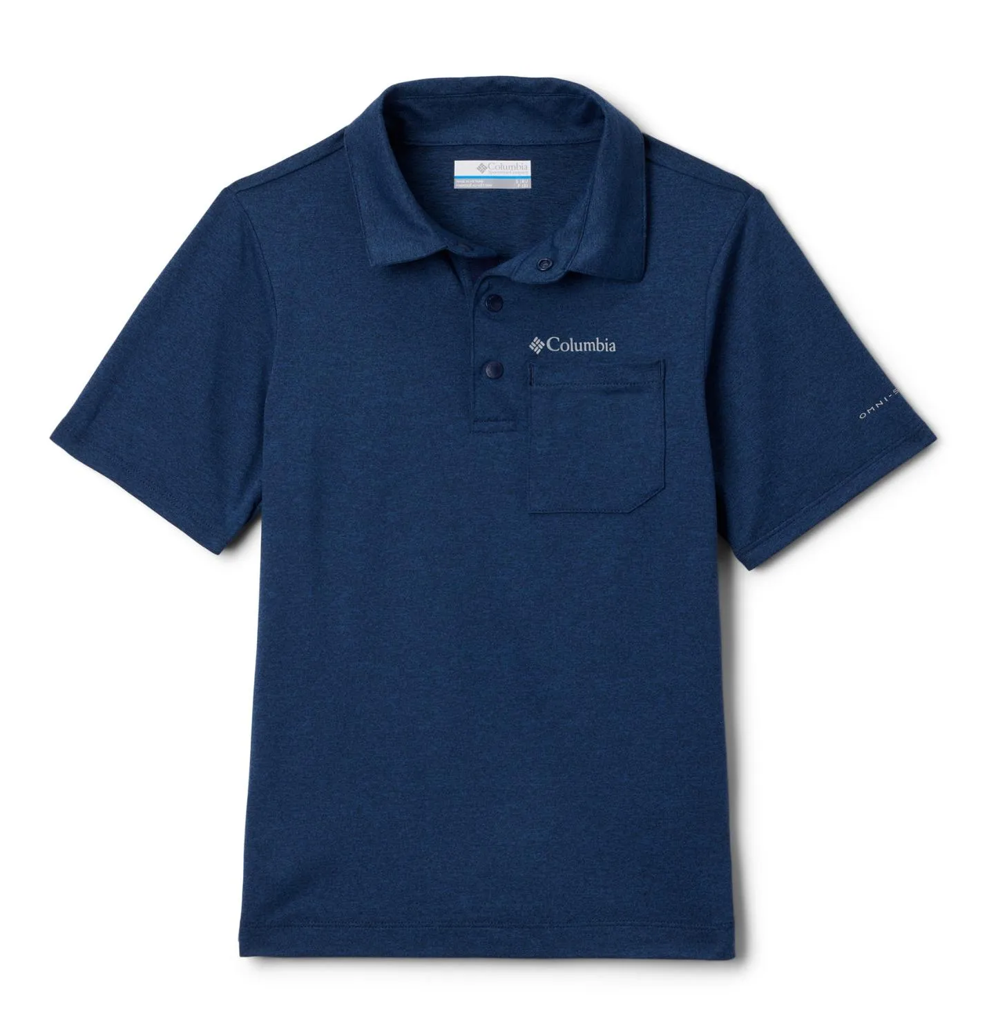 

Детская поло для активного отдыха Columbia, Collegiate Navy Heather