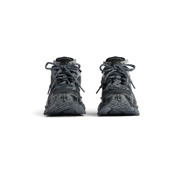 Кроссовки runner sneakers 'dark grey and black mesh and nylon' Balenciaga, серый — фото 3