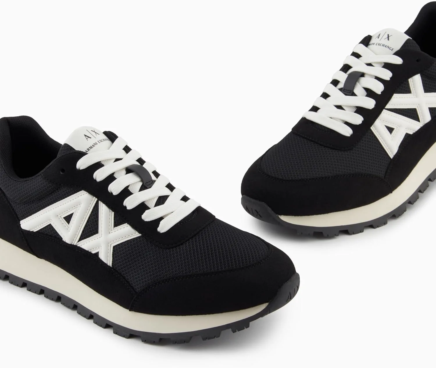 Мужские кроссовки Armani Exchange Drop, черный/белый — фото 3