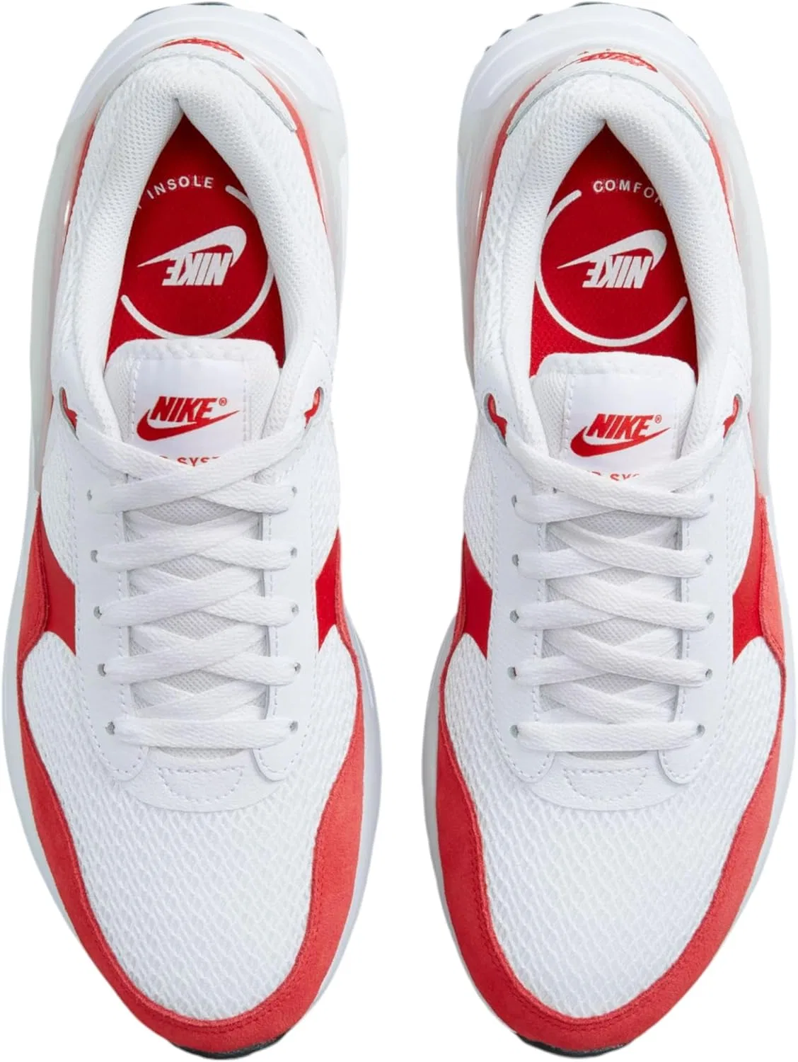Мужские кроссовки Nike Systm, White White University Red — фото 2