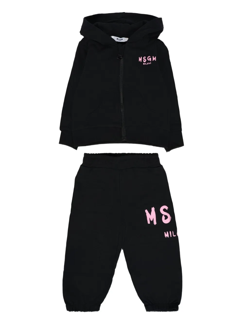 

Спортивный костюм с логотипом (комплект из двух) MSGM Kids, черный