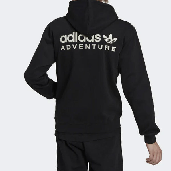 Толстовка adidas originals Adventure Hoodie 'Black', черный — фото 3