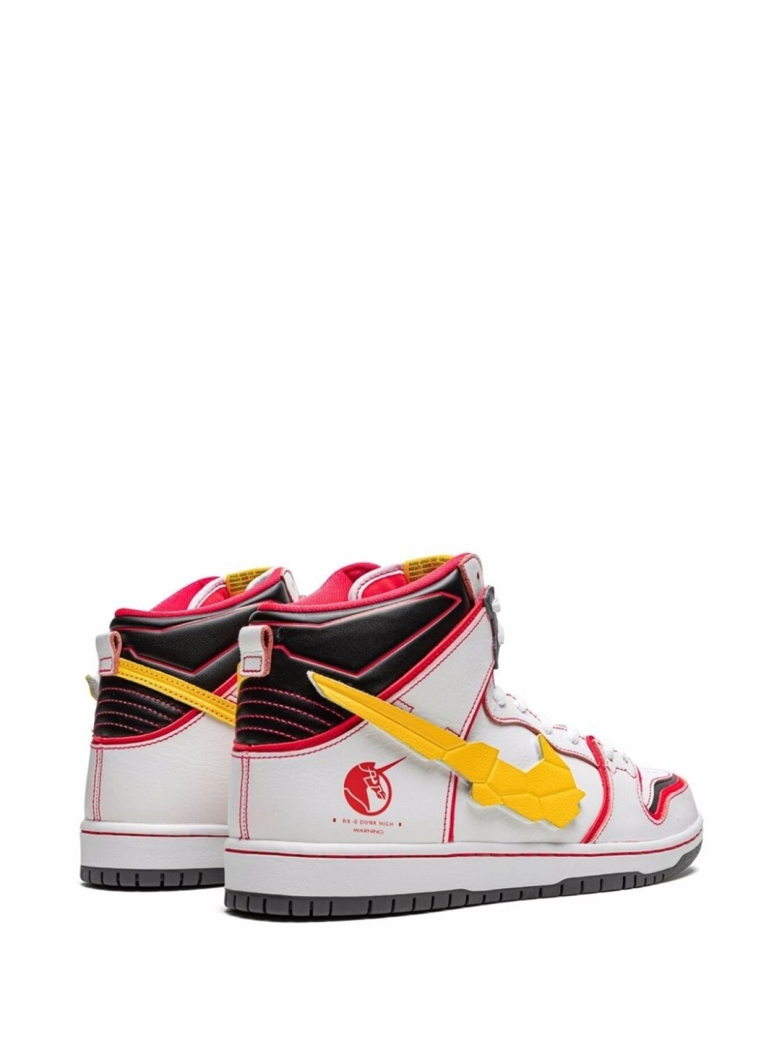 Nike кроссовки High Pro QS  из коллаборации с Gundam Dunk, белый — фото 3