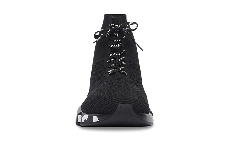 Кроссовки мужские Balenciaga Speed Lace Up Graffiti, черный — фото 2