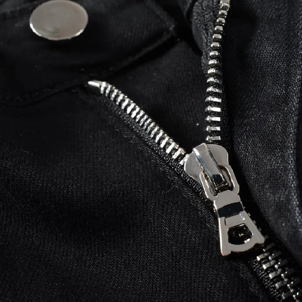 Джинсы скинни Slim Fit черный — фото 4