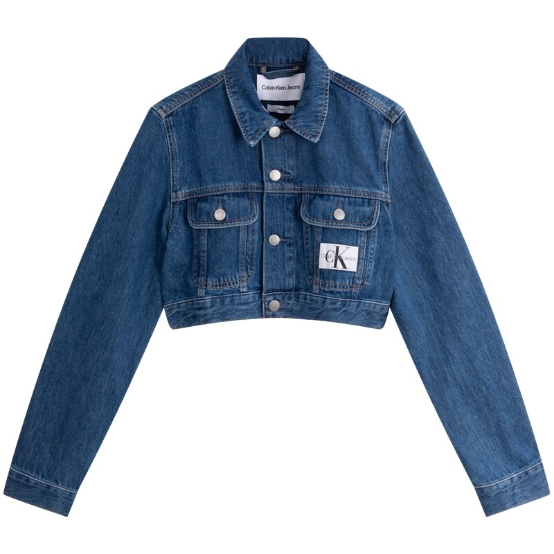 

Calvin Klein Женская джинсовая куртка, цвет 1A4 - Denim Blue