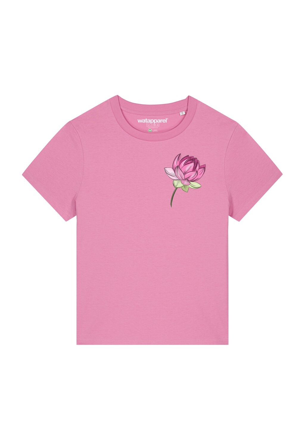 

Футболка с принтом BLUME watapparel, светло-розовый