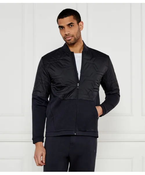 

Гибридная толстовка Samoo Tech Regular fit Boss Green, черный