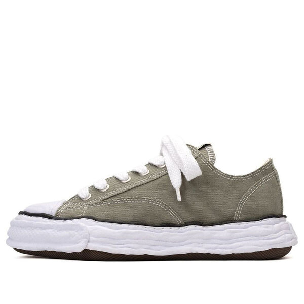 

Кроссовки peterson 23 og sole canvas low 'green' Maison Mihara Yasuhiro, зеленый