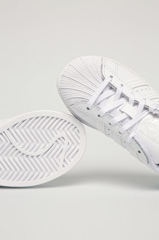 Adidas Originals - детская обувь Superstar C EF5395, белый — фото 4