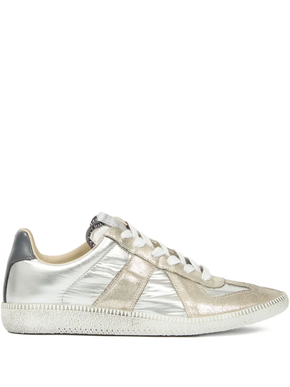 Кожаные кеды MAISON MARGIELA, золотой
