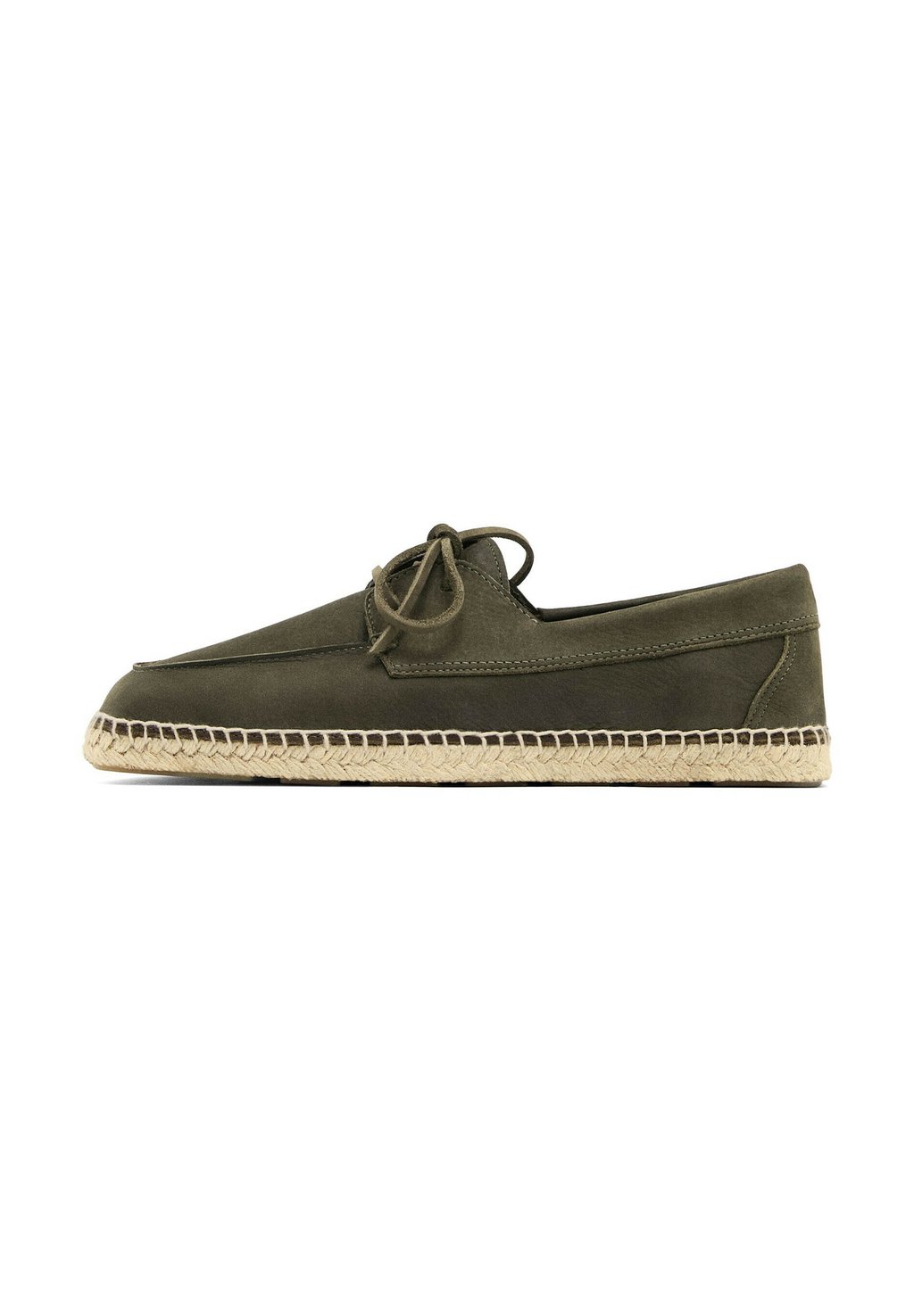 

Эспадрильи Casual lace-ups Massimo Dutti, хаки