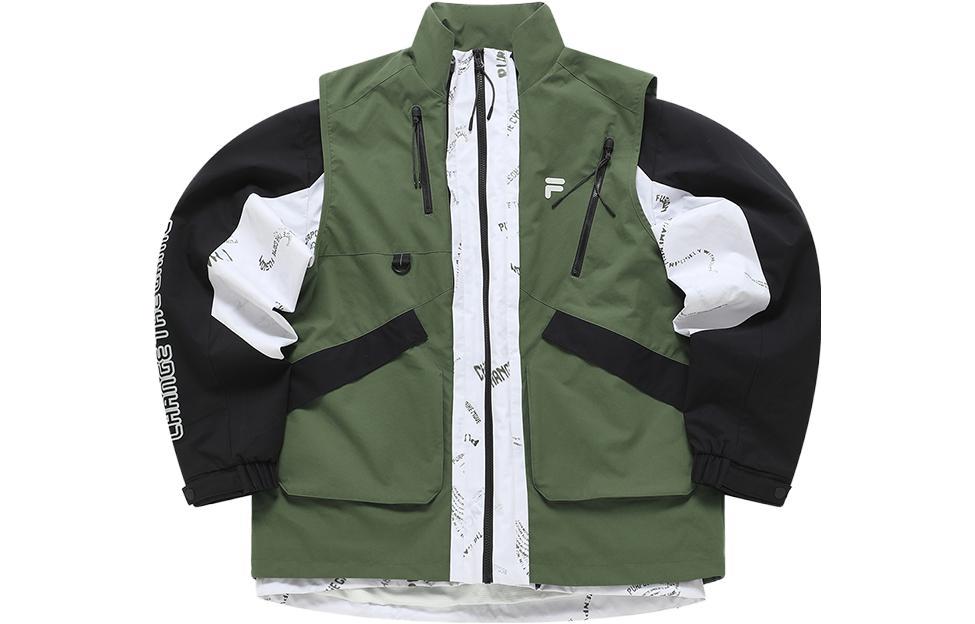 

FILA FUSION Куртка мужская двухсоставная прохладный зелёный, Cool Yes Green (Two-Piece Set)