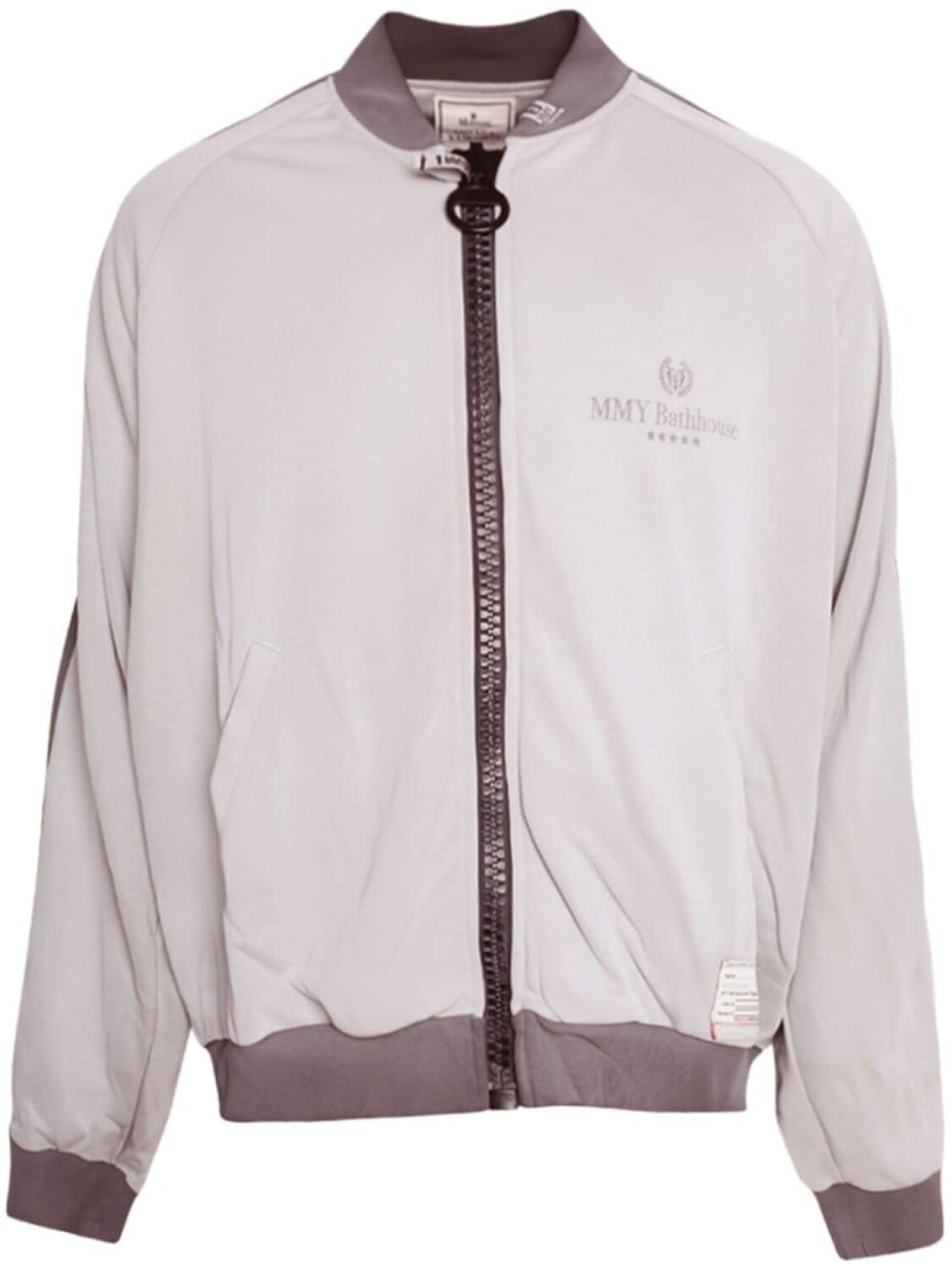 

Maison Mihara Yasuhiro спортивная куртка Wide Back на молнии, серый