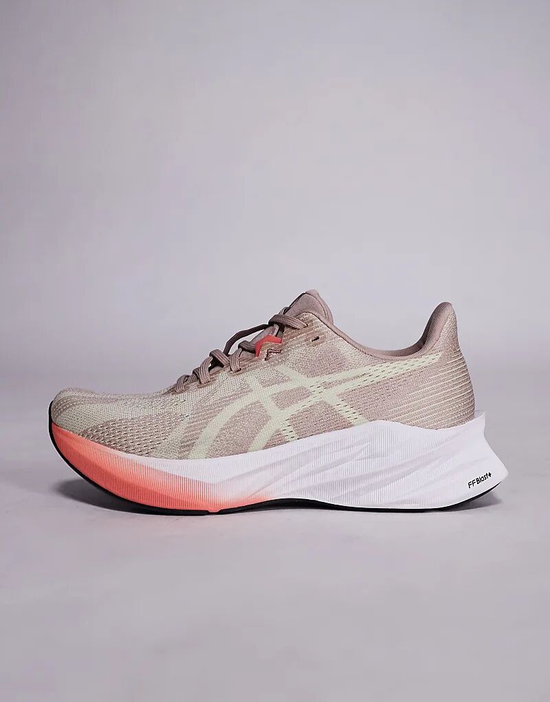 Кроссовки для бега Asics Dynablast 5 серо-коричневого и белого цветов — фото 2