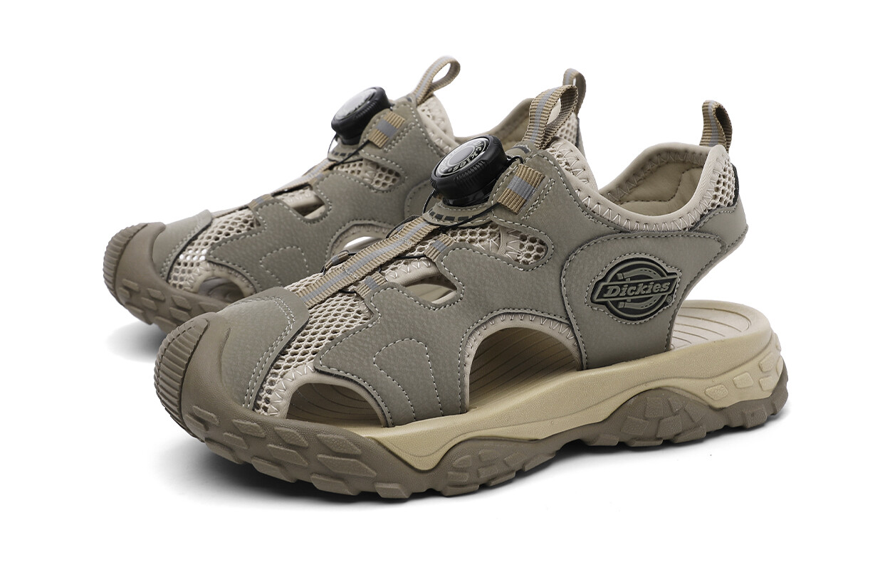 Детские сандалии Детские Хаки / Черно-белые Dickies, хаки — фото 3