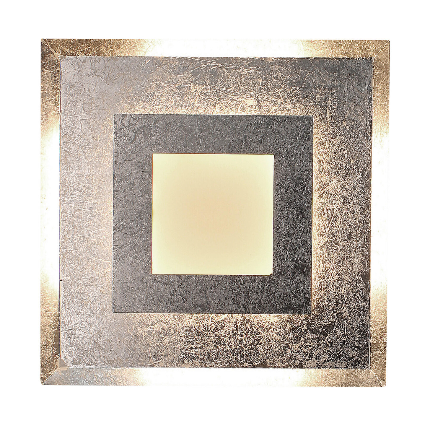 

Светодиодная настенная лампа 39x39x5,5 см, серебристый