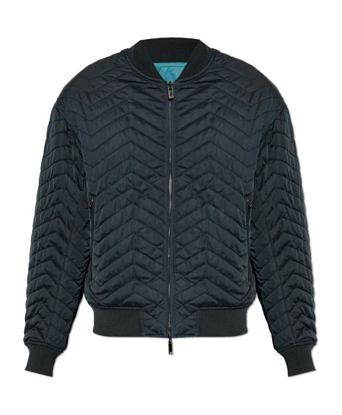

Двусторонний бомбер Emporio Armani, синий